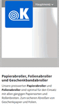 Mobile Screenshot of otto-koehn.de